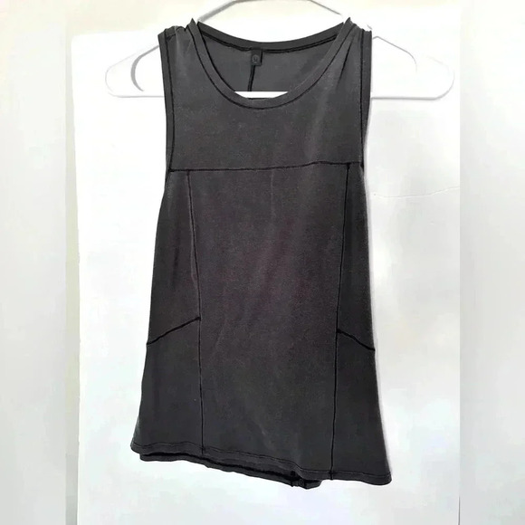 Lulu Lemon Lab Sarala tank. Black/grey color. XS - Picture 1 of 4